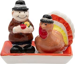 Pilgrim and Turkey Salt & Pepper Shaker Set